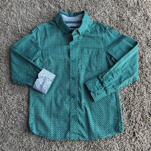 LIKE NEW Johnston & Murphy little kid long sleeve button up shirt XS (4-5)